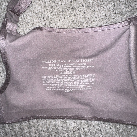 Shimmery Tan VS Bra 34DD - Picture 3 of 4